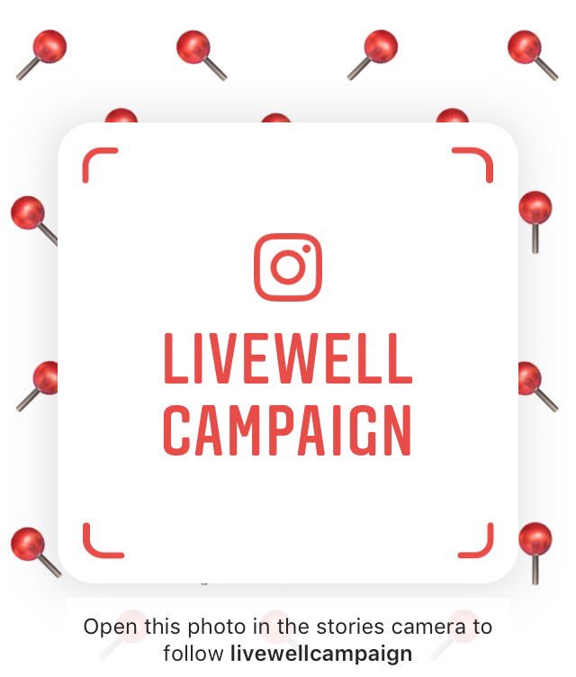 livewellLocal's tweet photo. Here’s our instagram name tag if you want to follow us on @instagram #instanametag #instagram #scanametag https://t.co/P4oiz97AZ0
