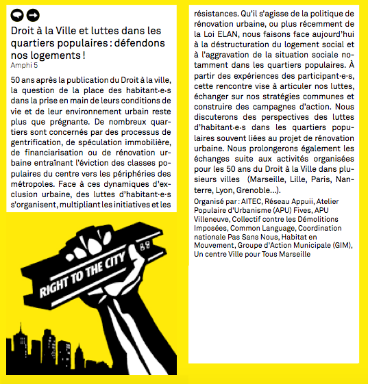 reseau_urbain's tweet photo. Participez à la journée sur le Droit à la Ville du #commonscamp à l'université d'été #UEsolidaire le samedi 25 Août avec @reseau_urbain @reseau_APPUII, @pas_sansnous, Un Centre Ville pour Tous, @ApuFives  #righttothecity https://t.co/DPvJ4tnRmk https://t.co/KwJvlD7kfc