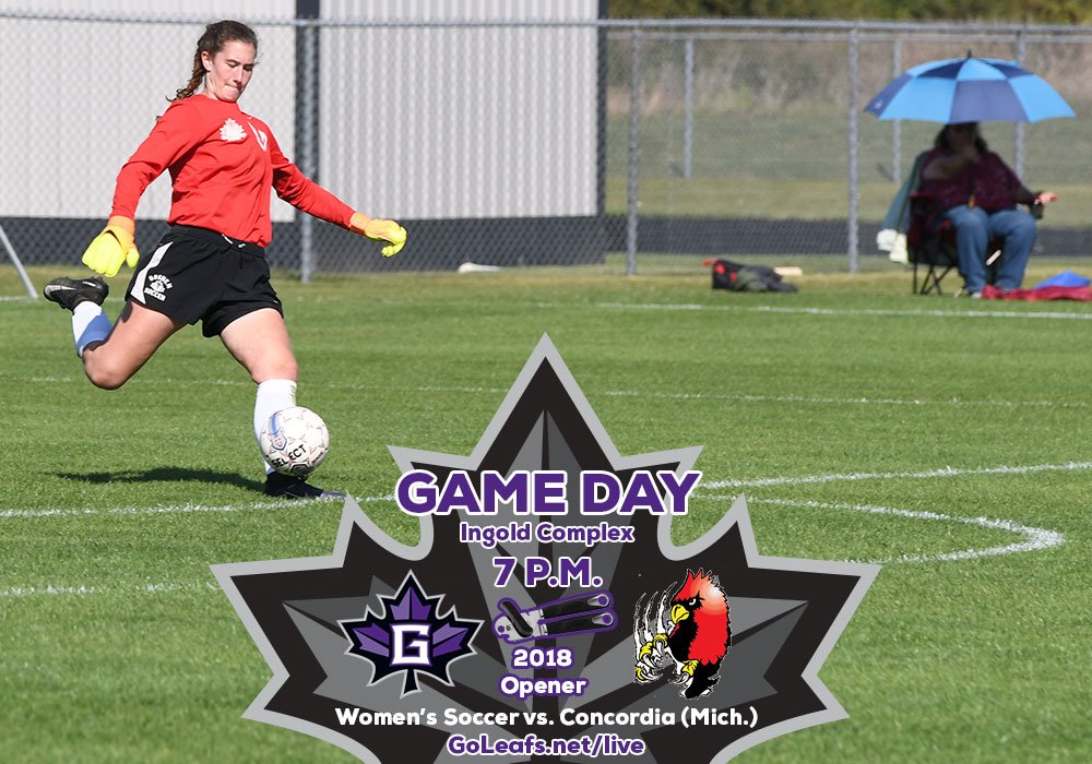 Goshen College Maple Leafs (@gcmapleleafs) on Twitter photo 🍁 ⚽ MATCH DAY!
@GC_WSoccer vs. <a href="/CUAAWS_/">CUAA Women's Soccer</a>
🕖 7 p.m.
📍 Ingold Complex
📺/📊 goleafs.net/live
#goGOSHENgo
#OneLeaf 🍁 ⚽ MATCH DAY!
@GC_WSoccer vs. <a href="/CUAAWS_/">CUAA Women's Soccer</a>
🕖 7 p.m.
📍 Ingold Complex
📺/📊 goleafs.net/live
#goGOSHENgo
#OneLeaf