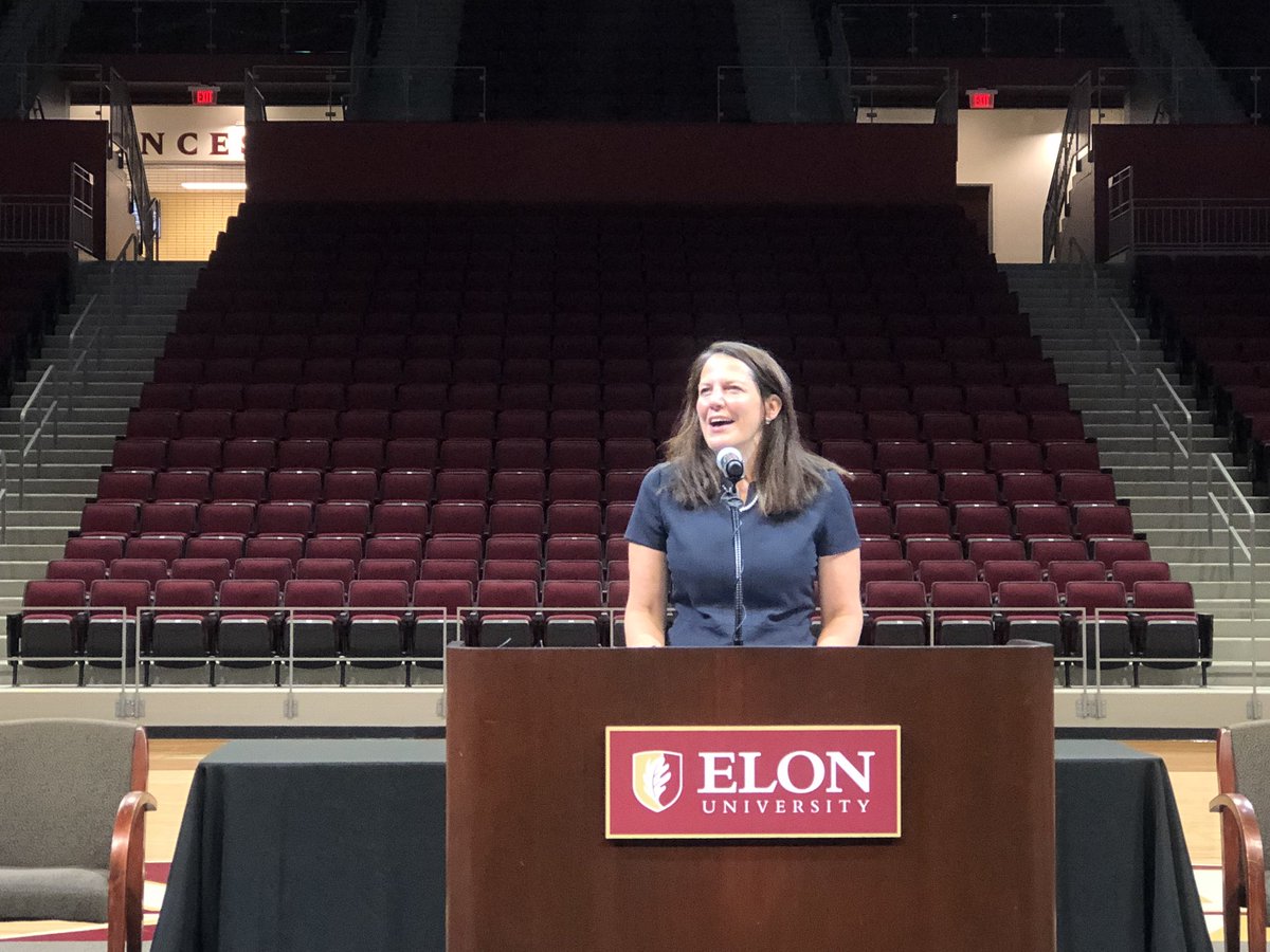 #elonu’s <a href="/ElonConnieBook/">Connie L. Book</a> welcomes everyone to Elon’s 129th academic year.