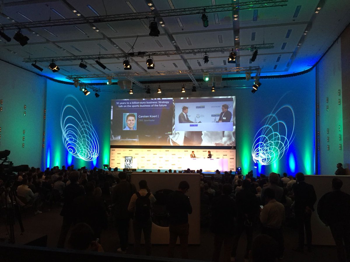 spobis_gmbh's tweet photo. Carsten Koerl, @Sportradar: "Jeder Plan, der älter als 2️⃣ Jahre ist, ist das Papier nicht wert, auf dem er steht." 📝⌛️❌ #spobis18 https://t.co/0NmmVmY4hk