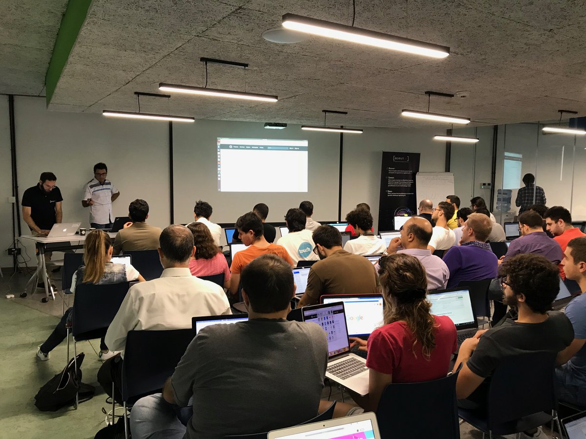 mirummea's tweet photo. Full house at #BeirutAI’s Market Basket Analysis in #Python Workshop with Elie Kawerk, Mirum MEA's Data Scientist! 🤖 https://t.co/ujWe42c4up