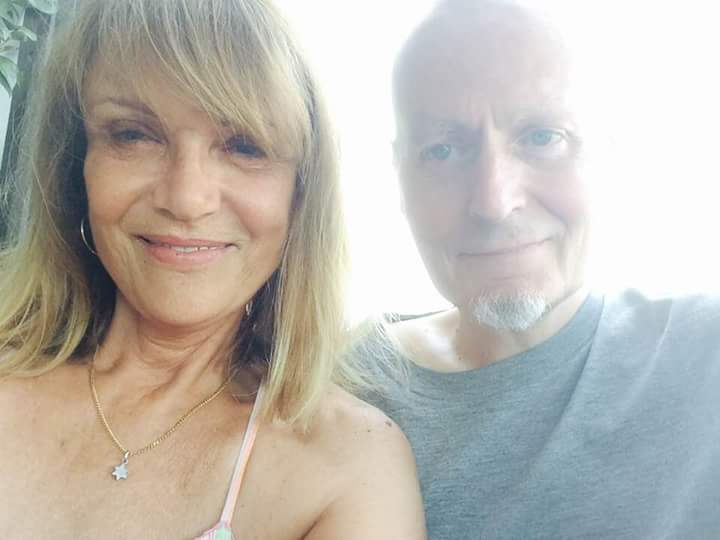 #JacquesDuvall et moi sur mon balcon,  quel bonheur de le recevoir avec sa fiancée Mimi et son ami Michel Clair... affaire à suivre ! ❤❤❤
MF💋