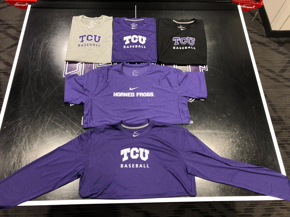 TCU_Baseball's tweet photo. New year ✅
New gear ✅

#GoFrogs https://t.co/W850AJj5Pc