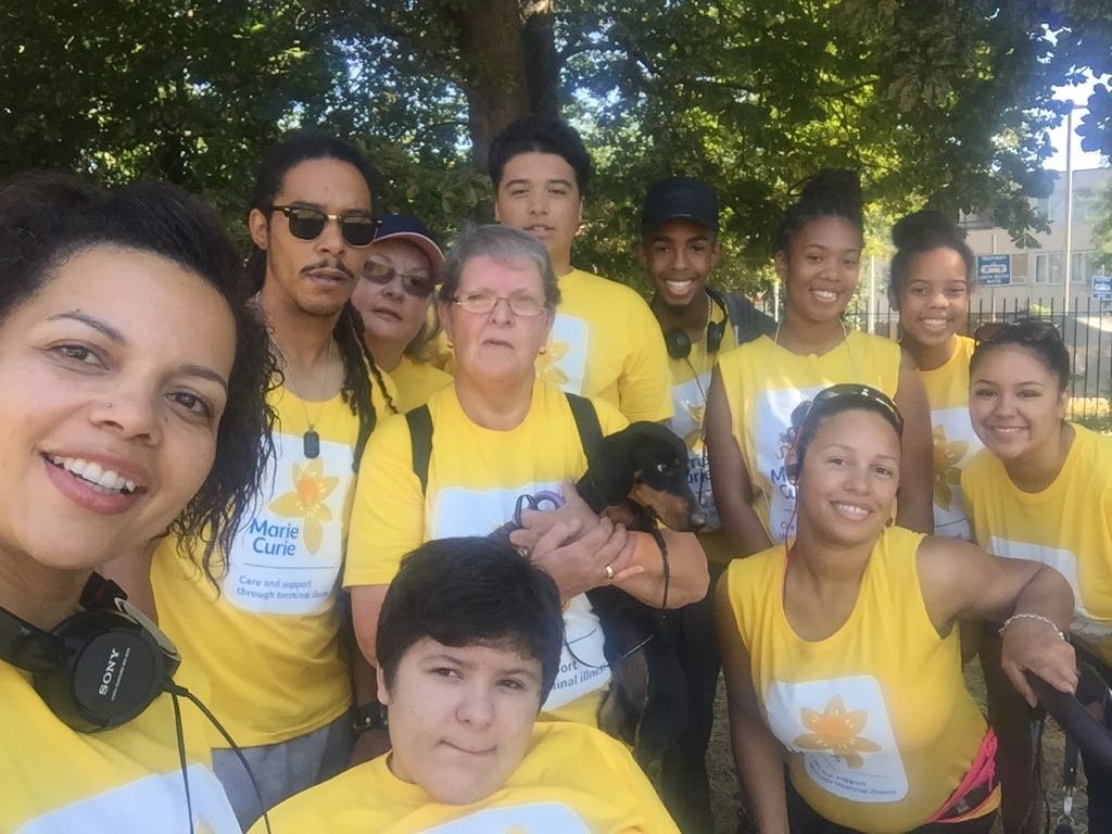 Janice and family raised an incredible £435 by taking part in a 5K walk in memory of Headley George Miller. Thank you all for your hard work and support!