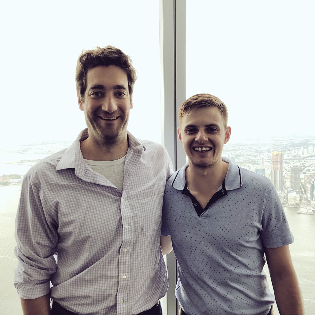 Welcome Alexander Heath, the newest member of our Data Science team! We had great views of NYC and a fantastic conversation on where the company started, and where we are headed.
