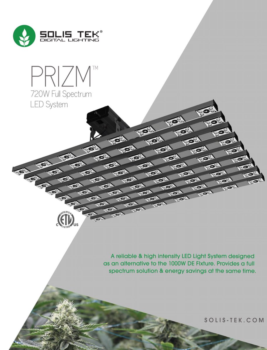 genalphainc's tweet photo. Instagram may have seen it first, but we are excited to share our 720W Prizm LED fixture. DM or email us at LED@solis-Tek.com for additional information. https://t.co/qpN30gQJk7