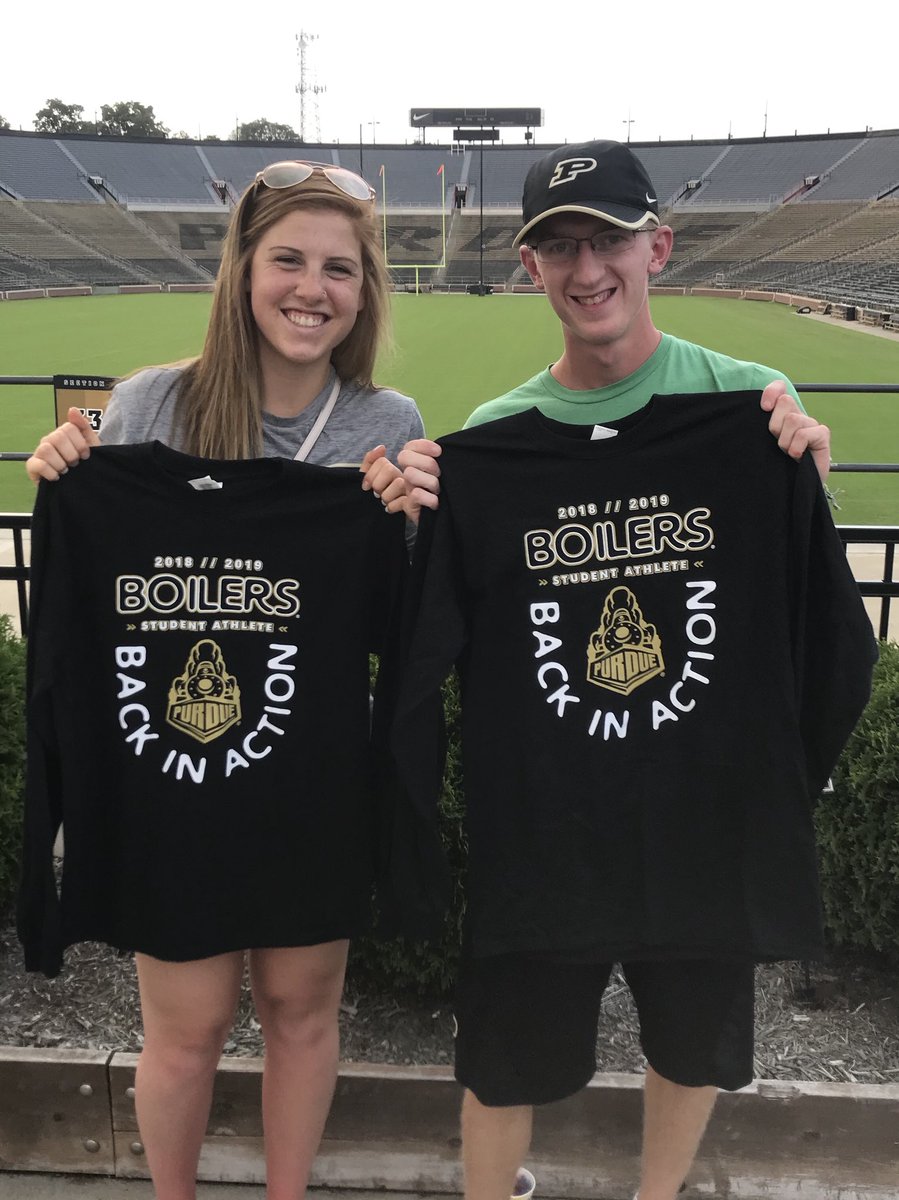 cady_farlow's tweet photo. Ready for another great year at Purdue and still proud to represent @SA_Athletics! https://t.co/MVd7ZVlD66