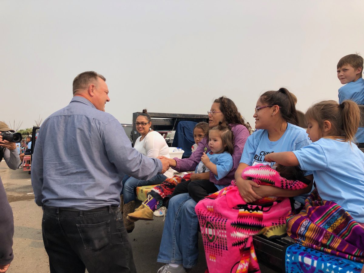 jontester's tweet photo. Glad to meet with so many folks yesterday morning at the Centennial Crow Fair. Just a few highlights from a great event! #mtpol #mtsen #CrowFair2018 https://t.co/72Cdnl4ppv