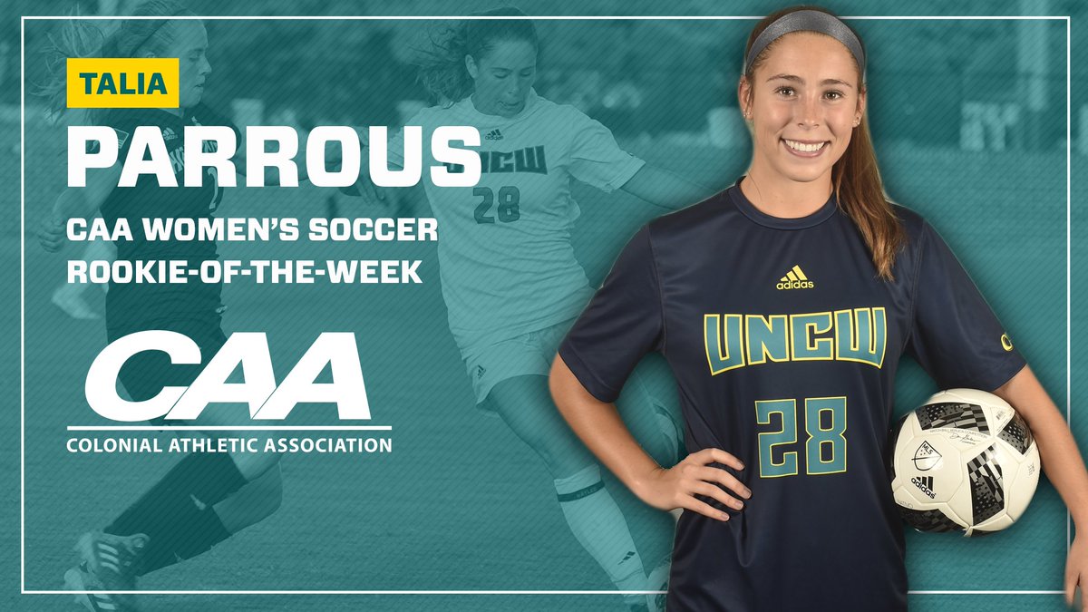 Congratulations to <a href="/taliaparrous/">Talia Parrous</a> on earning <a href="/CAASports/">Coastal Athletic Association</a> Rookie-of-the-Week honors after helping the Seahawks to a pair of wins last week!! #HawkYeah #WingsUp 

bit.ly/2Brn1YB