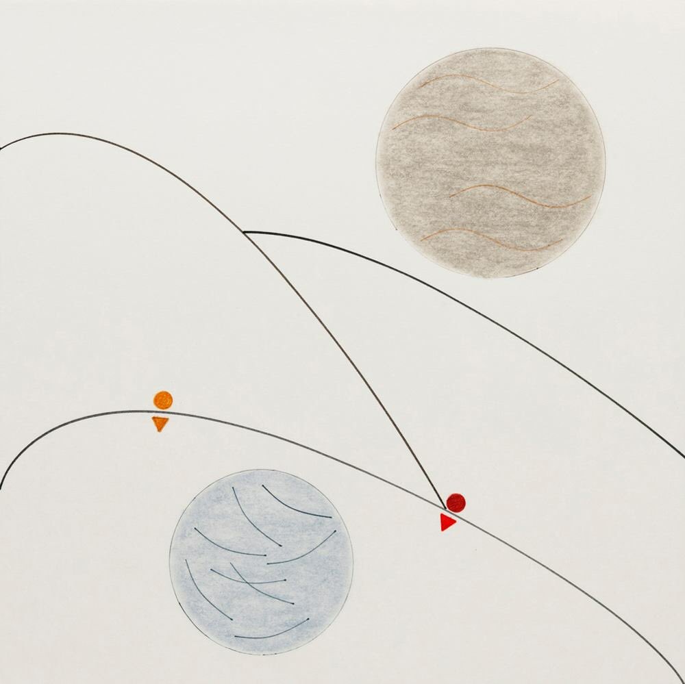 The sun tries to come out, hidden behind the grey sky. Sometimes a ferry crosses the lake. The weather alerts are on.

Winter in Zurich 2
30 x 30cm
02/2018
© moholinushk #moholinushk #art #artist #abstract #drawing #pencildrawing #color #shapes #circle #geometry