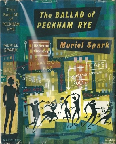 We are loving this gorgeous Victor Reinganum dustjacket for the first edition of Spark's 1960 classic The Ballad of Peckham Rye #bookcovers #design #illustration #MurielSpark100 #SparksBookCovers