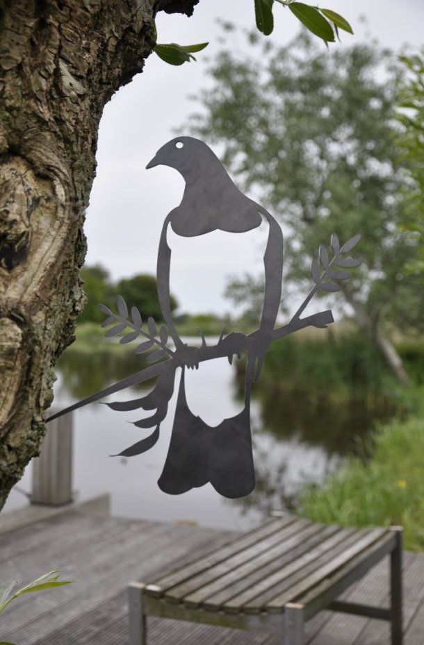 Metalen vogels voor in je tuin - EYEspired eyespired.nl/metalbird-tuin