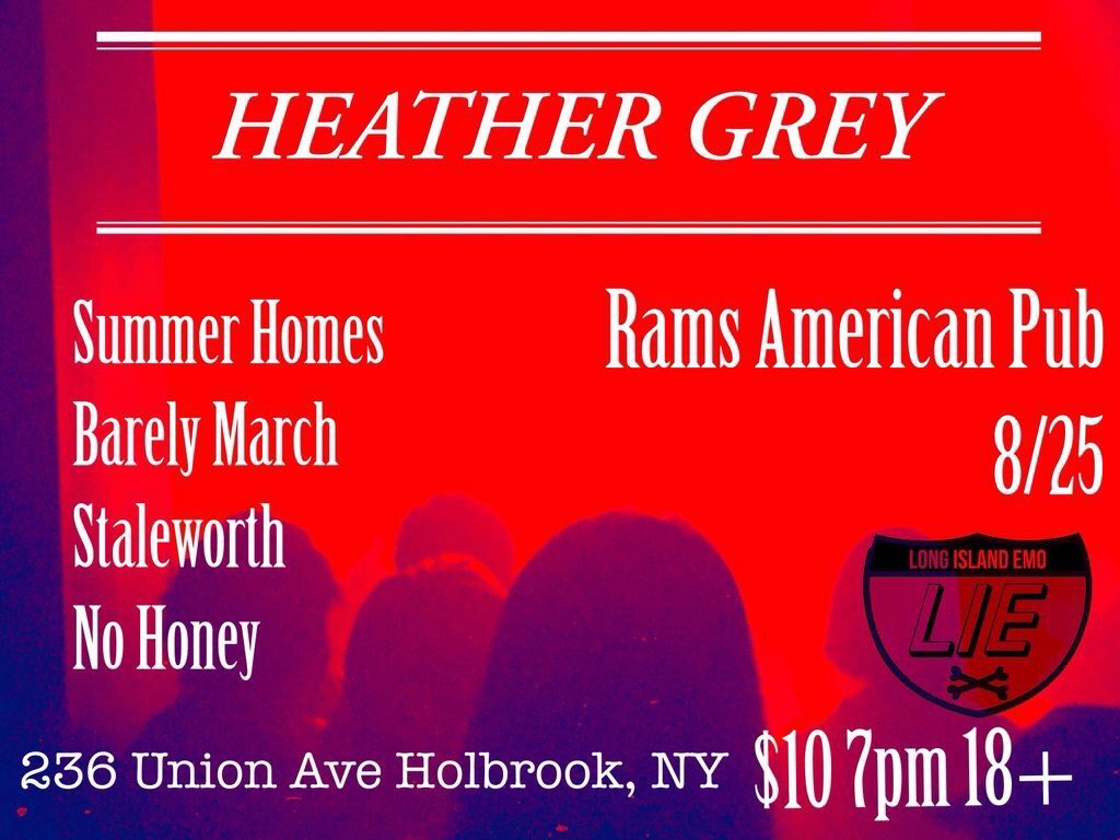 This Saturday ! We play a stacked out gig with <a href="/HeatherGreyNJ/">HEATHER GREY</a> , <a href="/barelymarch/">@barelymarch On Social Media</a> , <a href="/Staleworth_/">Staleworth</a> , and <a href="/NoHoneyband/">No Honey✖️🍯</a> !! Come hang with us !!