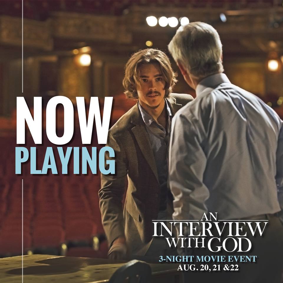 renncomm's tweet image. #aninterviewwithgod is now in theaters! Get your tickets today!