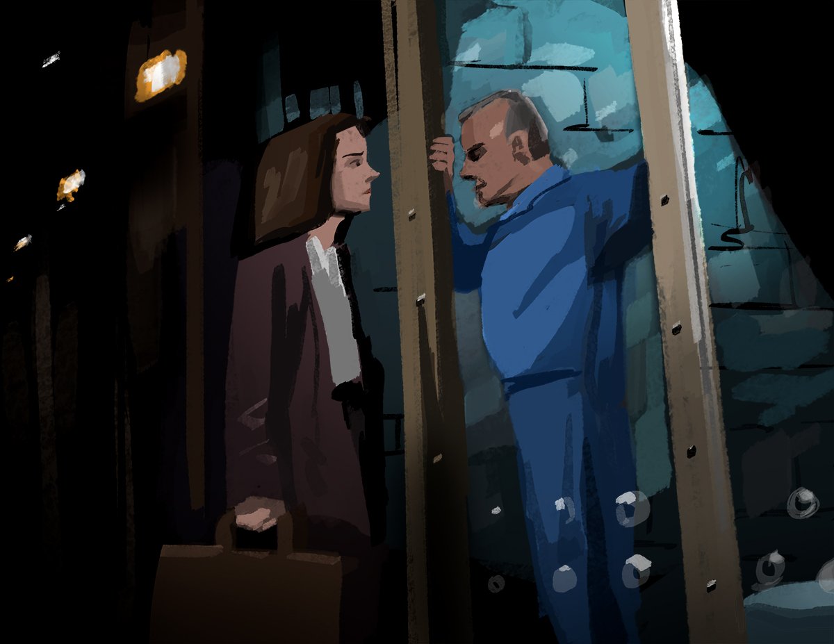 Look deep within yourself Clarice Starling...#hannibal #hanniballecter #silenceofthelambs #speedpaint #speedpainting