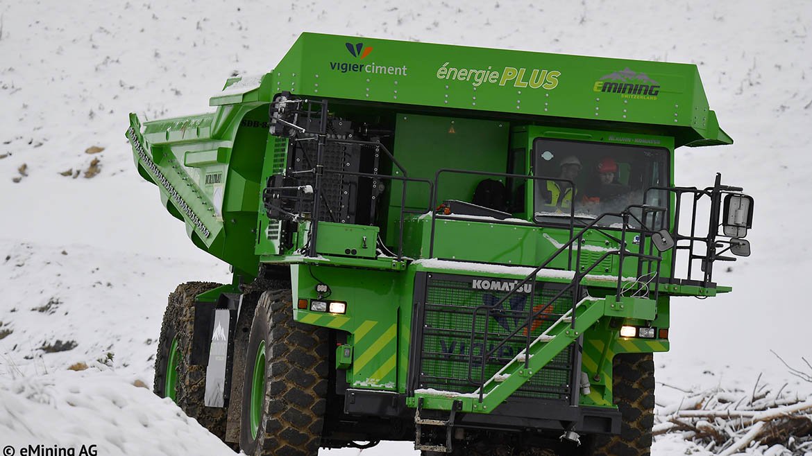 energiminas1's tweet image. eDumper, el volquete eléctrico de 50 toneladas que prueban en una cantera suiza bit.ly/2vY7RVL #emining