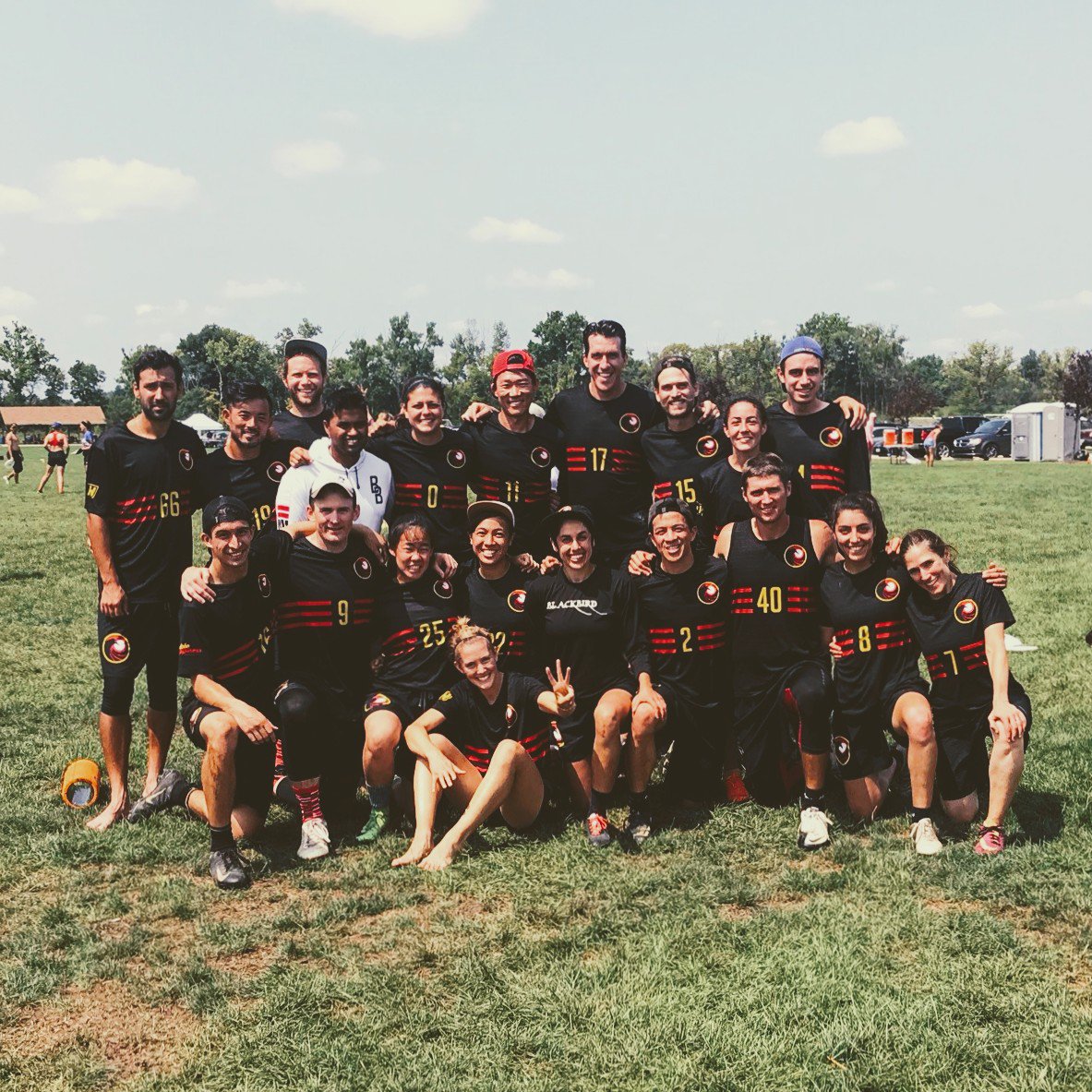 Hard-fought semis battle with <a href="/love_tractor/">Love Tractor</a> yesterday (L 11-13), then turned it back on for the 3rd place game against @notouchingult (W 13-11). 

We take 3rd! 

Yours truly,

BLACKBIRD