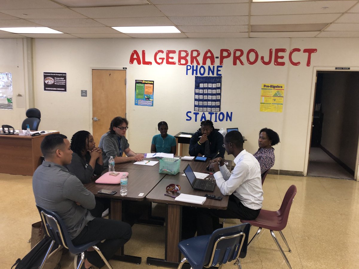 It’s Debriefing Time‼️ <a href="/CCHSAlgebraProj/">Coconut Creek Algebra Project</a> #ChooseCreek #BCStudentTeachers #CougarNation