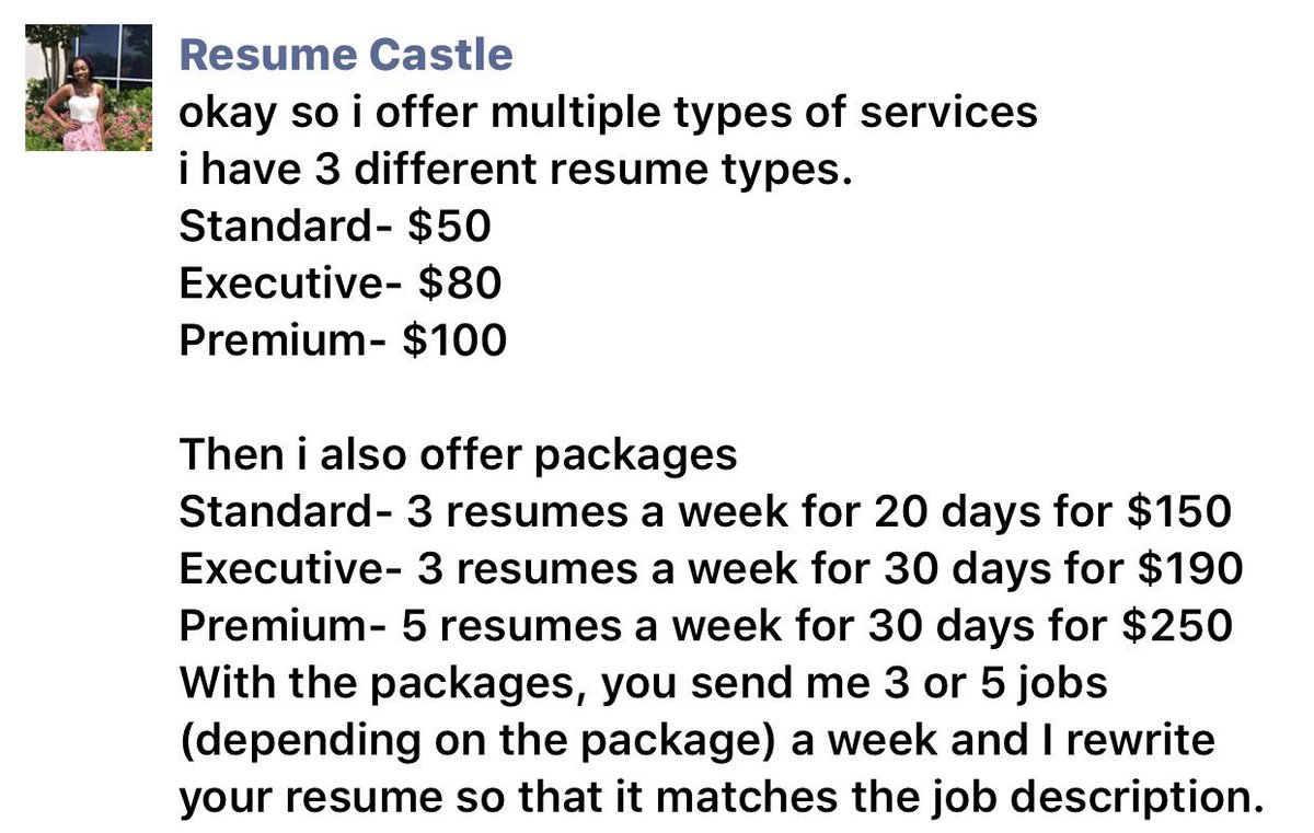 PrincessResume's tweet photo. These are my services!! https://t.co/5n298jeLme