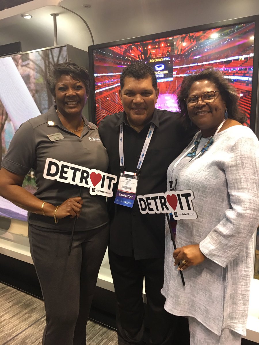 Great to visit Larry and the Big D #detroitlove #asae18