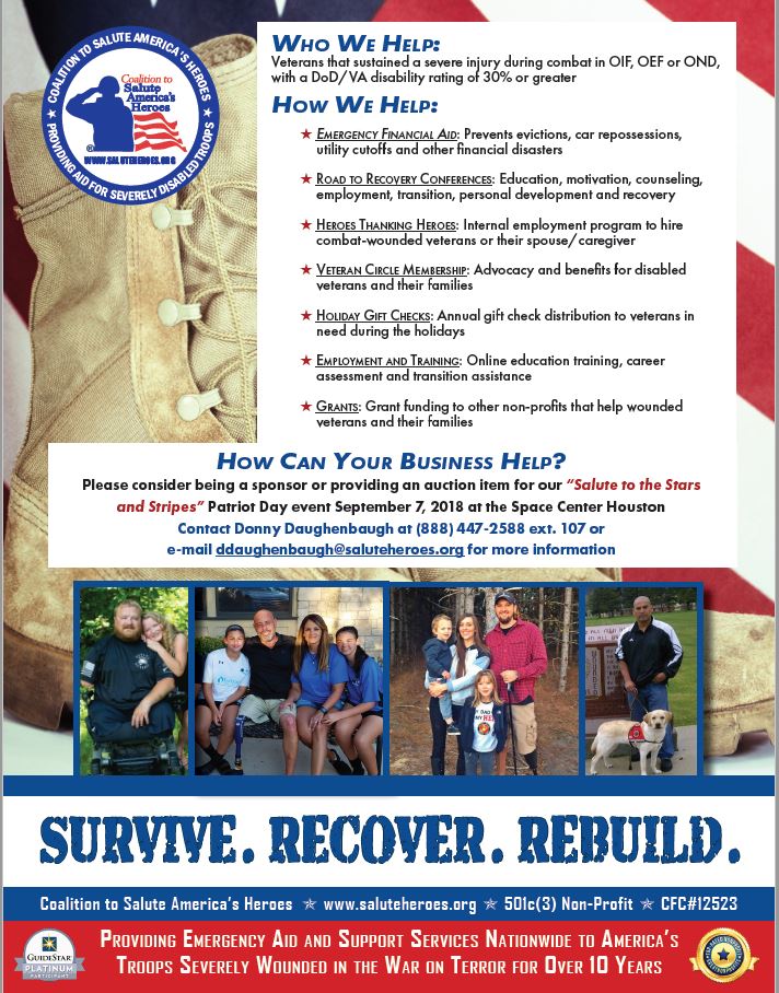 DonnyDaughenbau's tweet photo. Join us as we reflect, honor &amp; commemorate the 17th year anniversary of Sept. 11th 2001 -  Many #Veterans chose to serve this great nation as a result of that day. Thousands of wounded veterans have been served by @SaluteHeroes - help us to help them!! @Spartan_Weekend RT? https://t.co/79phfNHCSt