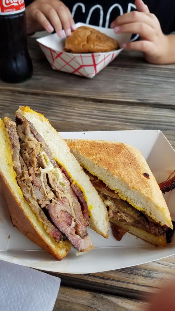ProfessorFunkle's tweet image. Everyone seems to love our Cuban Sammich!