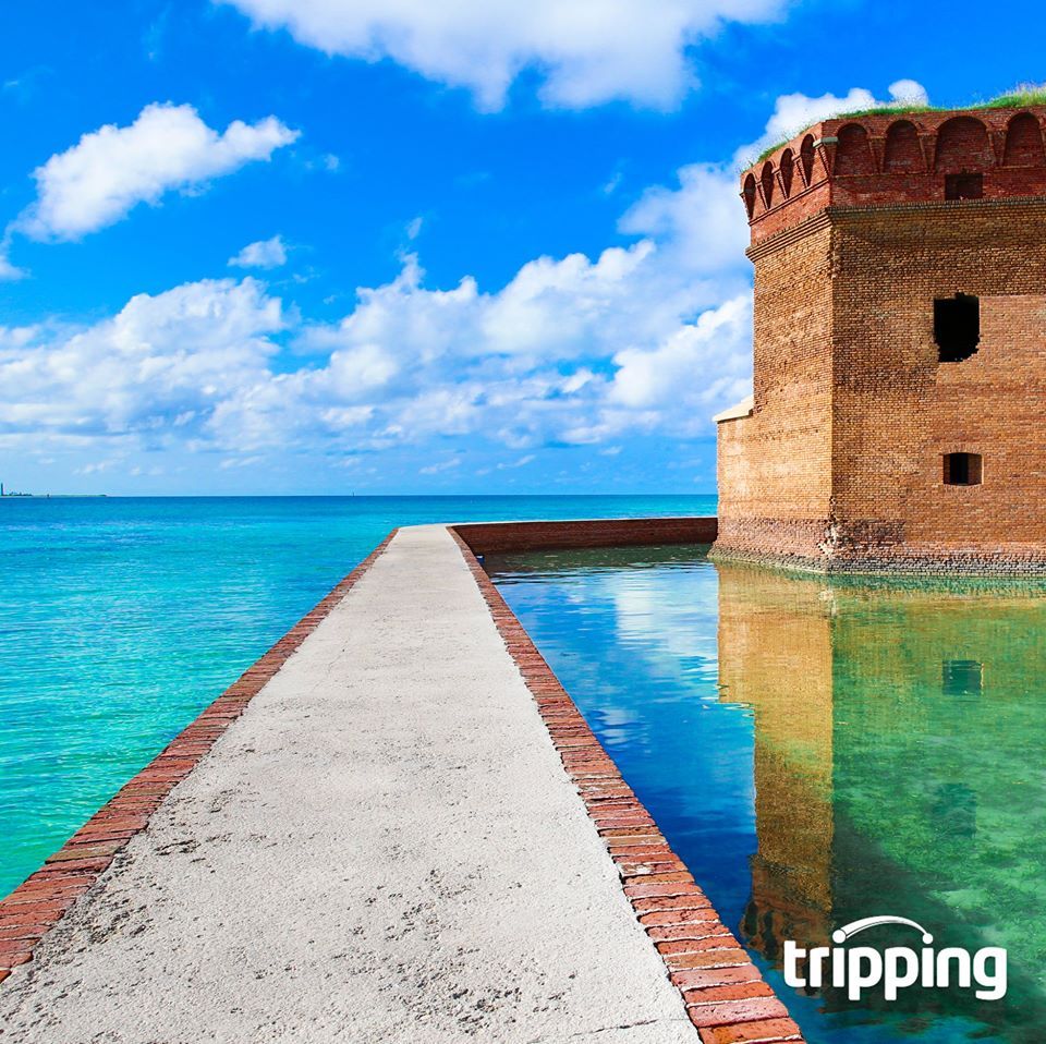 Fort Jefferson in <a href="/DryTortugasNPS/">Dry Tortugas National Park</a> is an unfinished coastal fortress about 68 miles west of Key West. With its sparkling turquoise waters, abundant coral, and tropical fish, it's also one of the best snorkeling destinations in North America! 🐠🐚💦 bit.ly/2C6SdIA