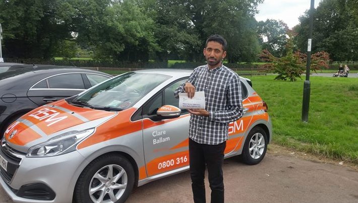 A great start to the week! Congratulations Pirakash on passing your test. Happy driving 😁.