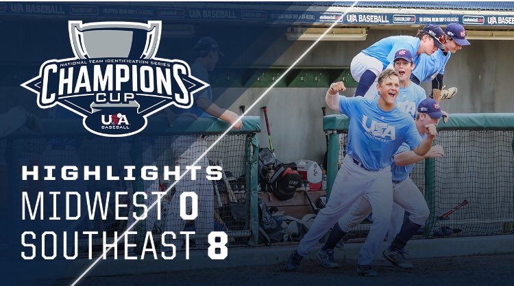 5starLaGrange's tweet image. Huge Shoutout to Devan Cail for pitching 5 innings in the semis only giving up one run and 5 ks. USA Southeast later goes on to win the Champions Cup. Congrats Devan!