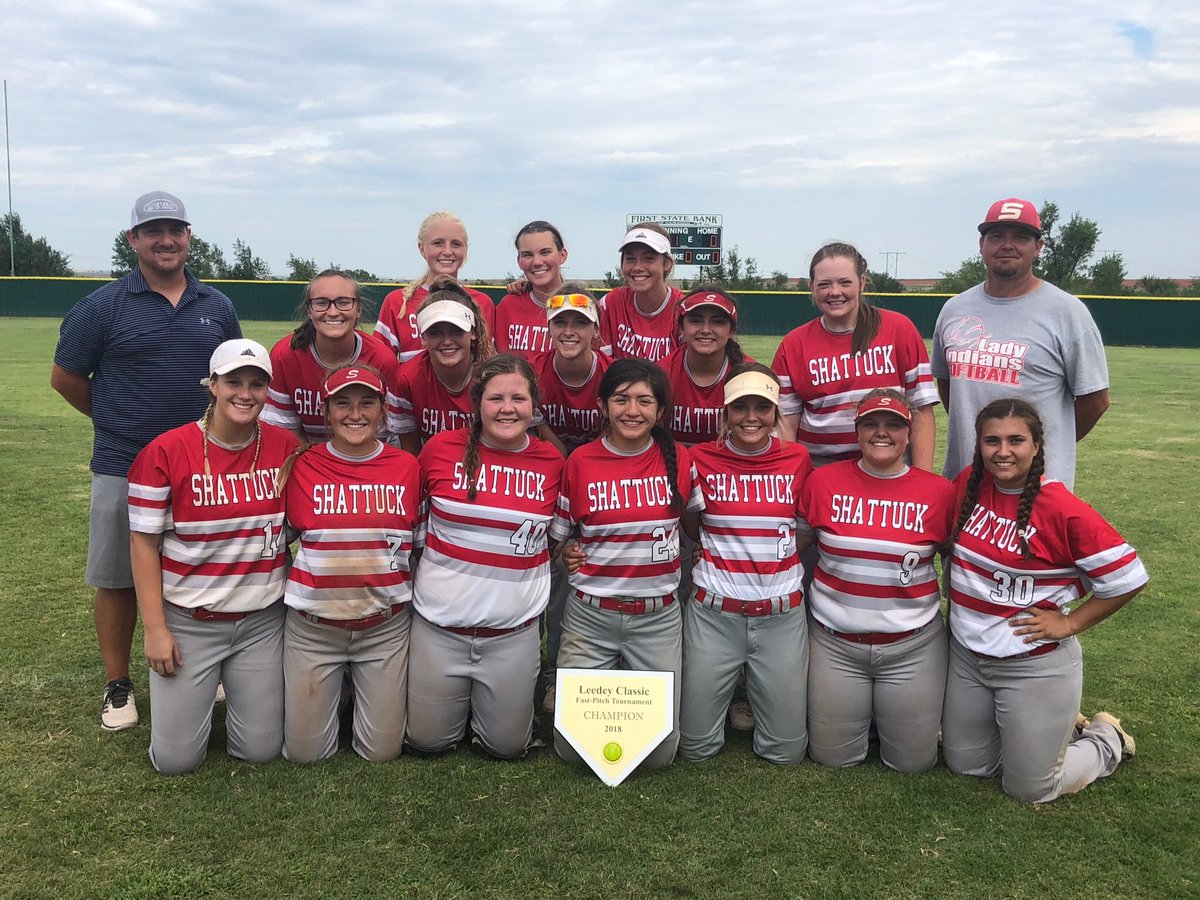 Congratulations to the High School softball team. Leedey tournament CHAMPS with a 6-0 win over Hammon!!!