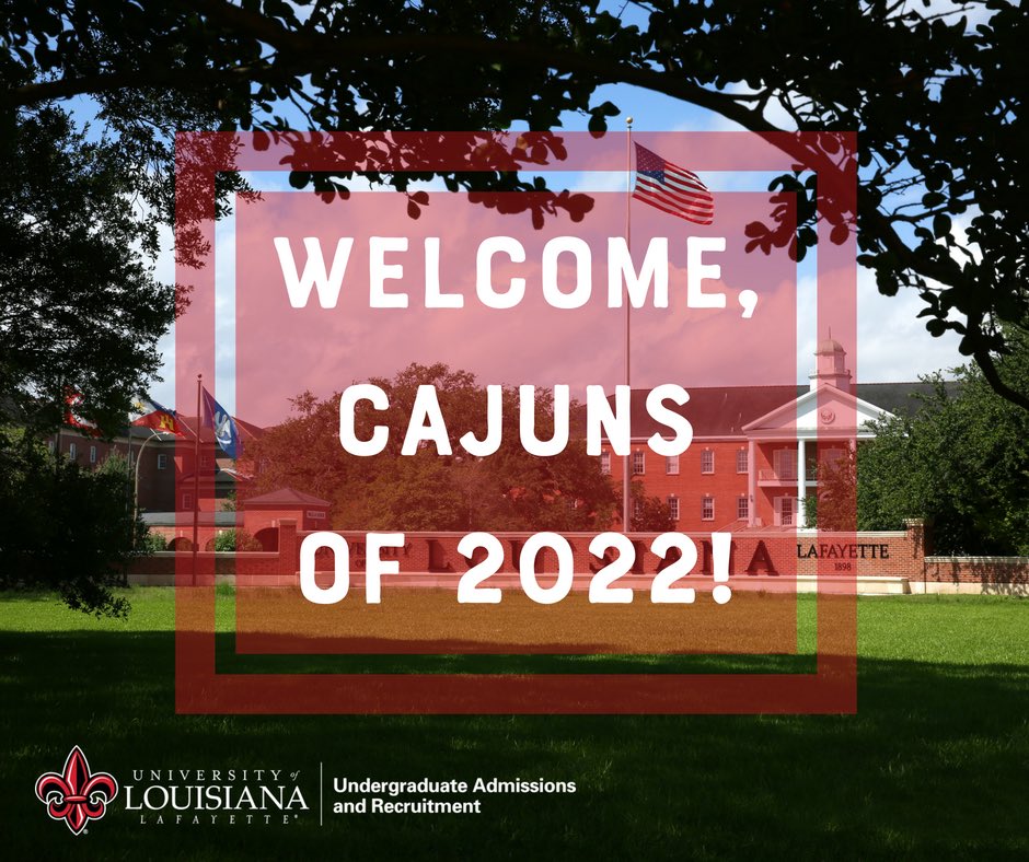 RaginRecruiters's tweet photo. Congratulations to the #Cajunsof2022 on beginning your college careers! We hope you have an amazing first full week of classes and we can't wait to see what you'll achieve in these coming years. #GeauxCajuns https://t.co/5olnmgFfms