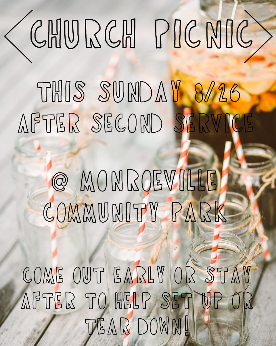 InclineSM's tweet photo. don’t miss the church picnic!🌭🍔🍎 https://t.co/uDkP3wrpIG