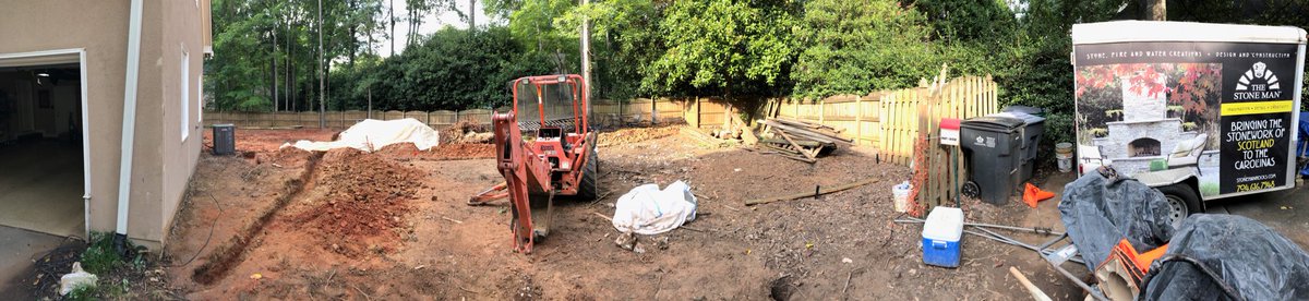 kkreth's tweet image. What happened to my back yard?!