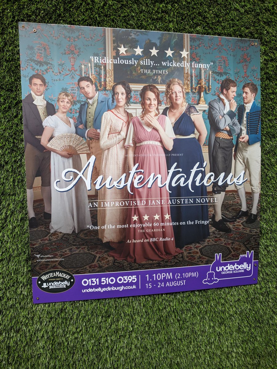 NSTheatres's tweet photo. Tonight my excellent evening entertainment was #Crosstentatious by @AustenImpro -  a cross dressed spin on their traditional (?!?) #Austentatious - a cracking improvised Austen novel in an hour! #NSTinEd #EdFringe
They're actually coming to NST in October... #IamSOthere #Oct7th https://t.co/2dhSCND9mD