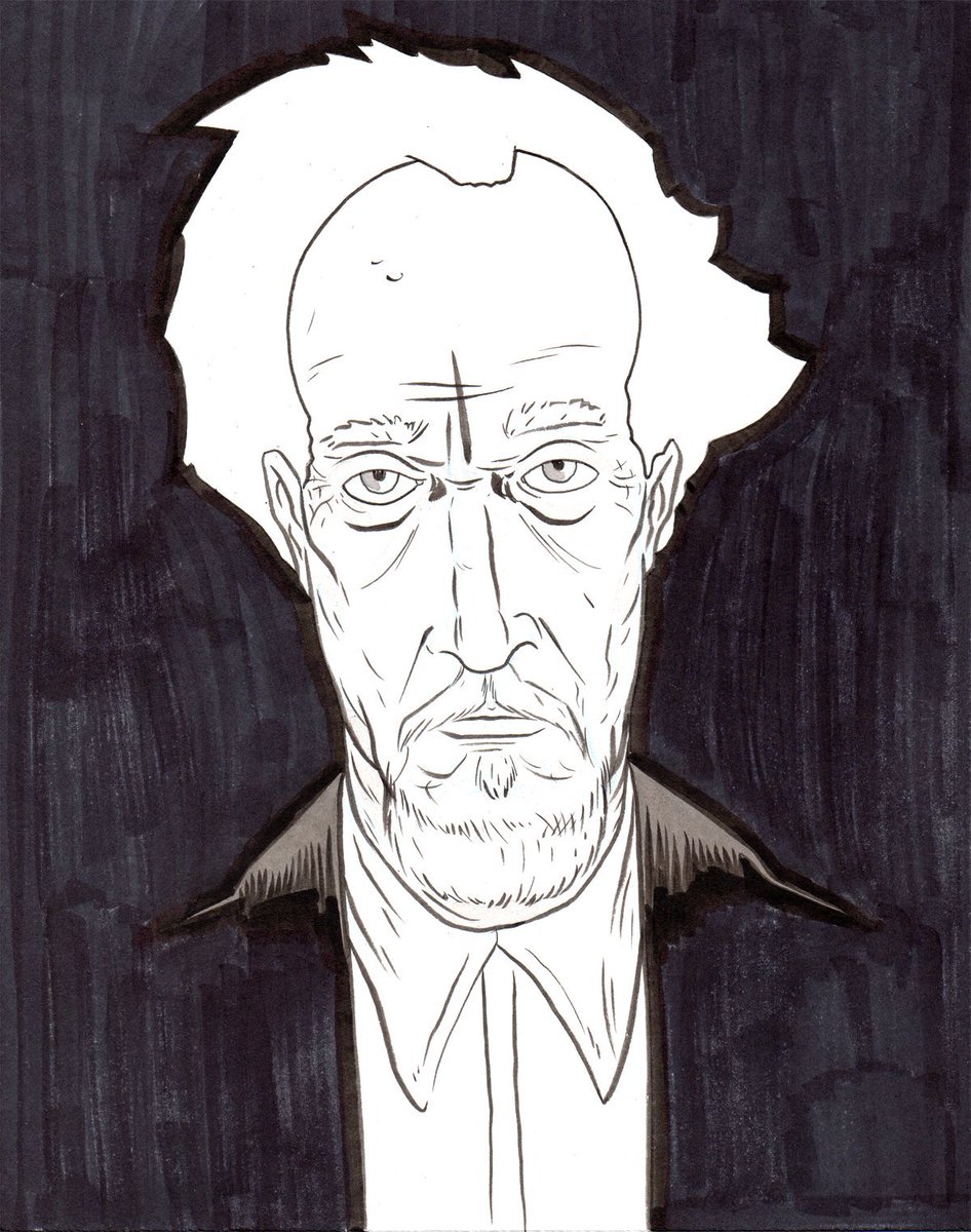 slurmo's tweet photo. #NotDailies Monthly Theme: Mike Mignola's Hellboy 

Trevor Bruttenholm

#Hellboy #BPRD #DarkHorseComics  #artforsale
#art #comicbooks #comics #illustration #comix #slurmo #bobgar #ornelas #ink #artist #artista #dibujo #comicartist #drawing #artistsoninstagram 
#artistsontwitter https://t.co/9sUGVbQlvr