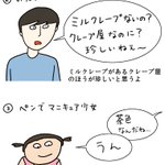 クレープ屋さんの店員目線がリアルすぎるw色んなお客さんがいるなw