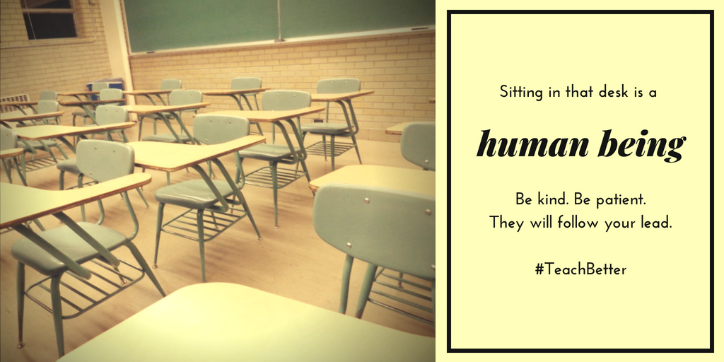 teachbetterteam's tweet photo. Every child has their own struggles. They all have their reasons why today isn't going so well. Remember to be patient with them and look beyond the behavior. They will learn from what you do! #TeachBetter #KidsDeserveIt https://t.co/q1nn7nZnN1