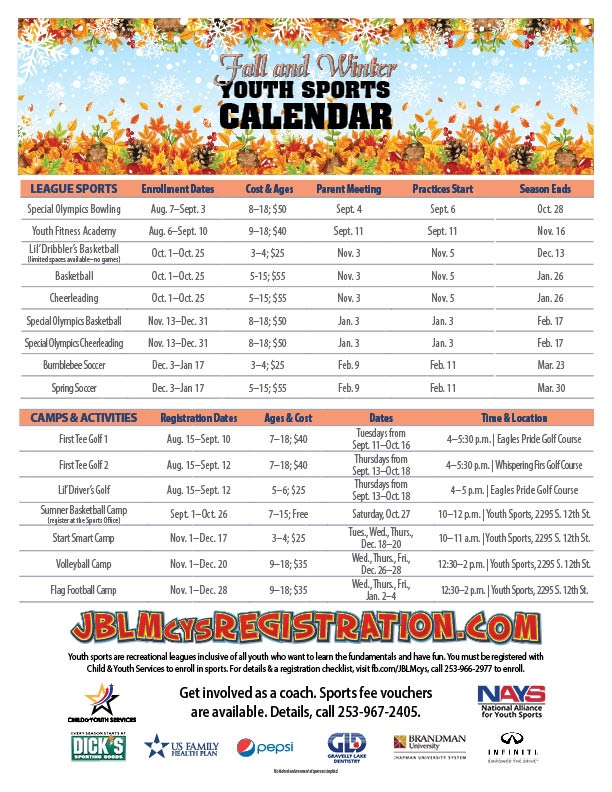 JBLM Youth Sports (JBLMYouthSports) Twitter