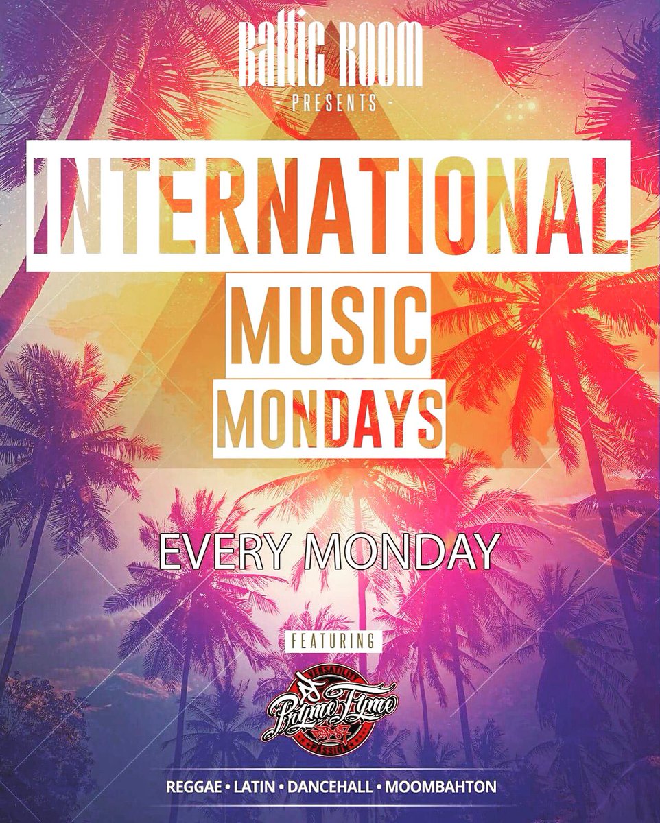 🚨🚨NEW NIGHT🚨🚨
Introducing International Monday’s
REGGAE, LATIN, DANCEHALL, HIP HOP

⏰Doors at 9

🎟Free Entrance till 11, $5 After

🎧 <a href="/djprymetyme/">DJ PRYME TYME</a> 

🥃$4 Rums/ Red Stripe🍺

👵🏼21+
