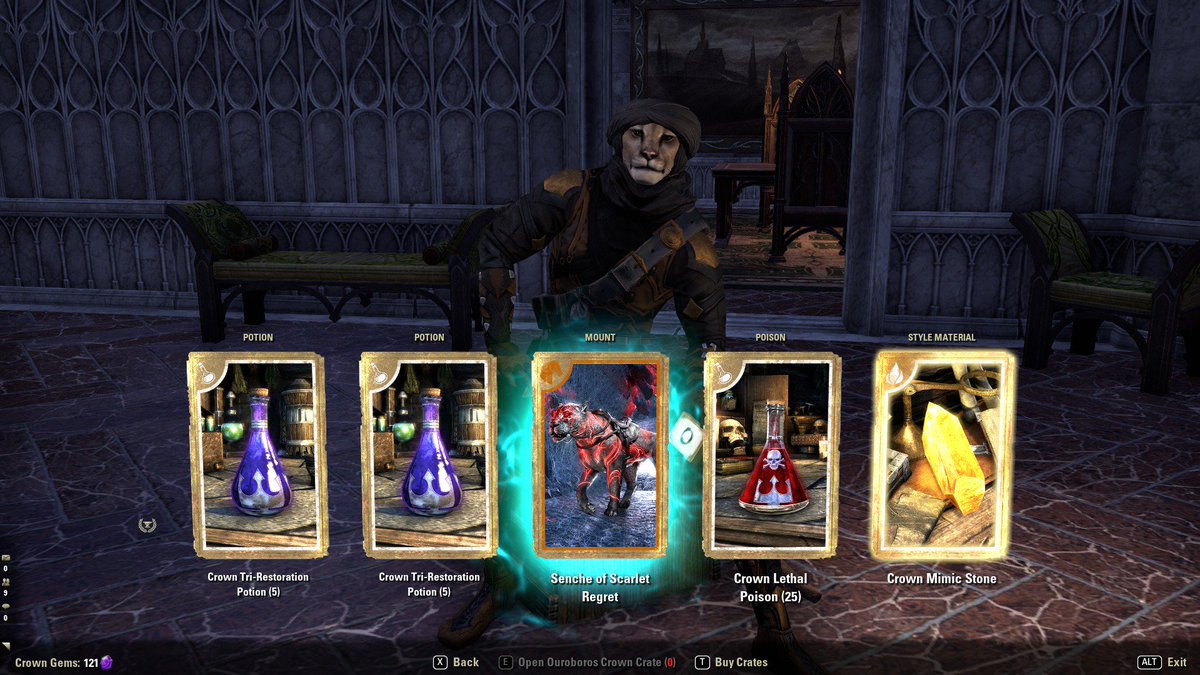 Esutick's tweet photo. Not ONCE...but TWICE it dropped for me today! both on NA & the EU, YASH! #elderscrollsonline #senche #uroborouscrate https://t.co/MDzbQECHdz