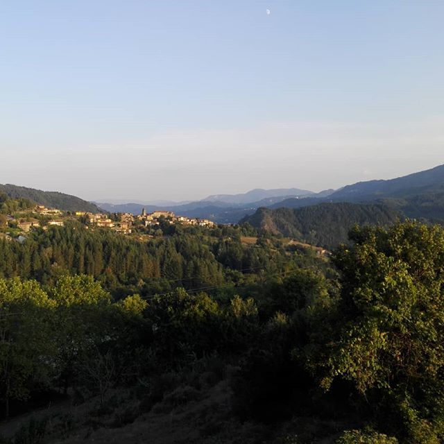 The river Serchio valley #garfagnana #tuscany #appennini #mountain #sunset