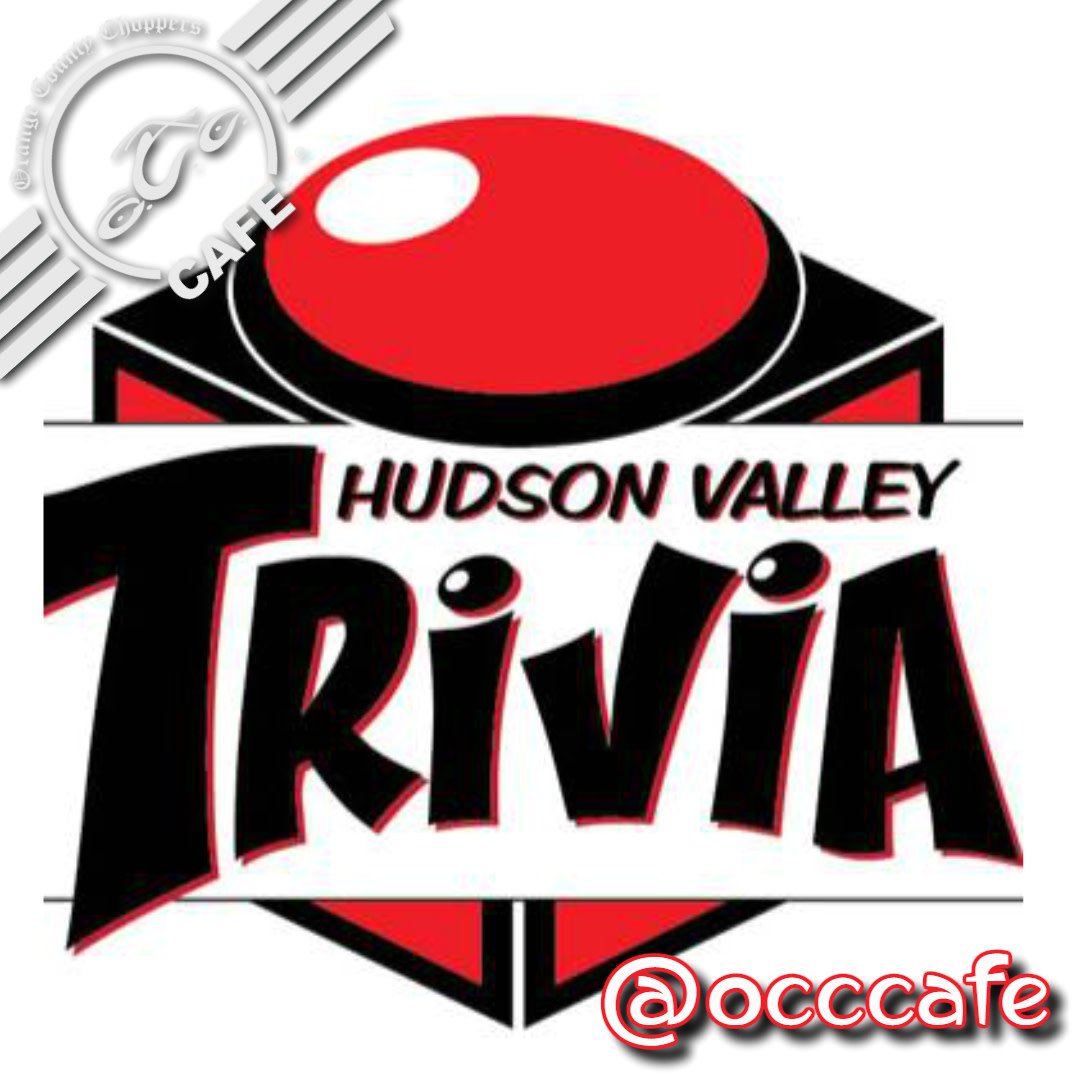 OCCCafe's tweet photo. MONDAY FUNDAY!
Tonight is Trivia Night at OCC Cafe!
FREE and FUN!
Join us starting at 7pm

The OCC Café is Orange County NY’s premier dining, nightlife &amp; live music destination located at the world famous Orange County Choppers Headquarters in Newburgh NY. Come for the food, ...! https://t.co/QS1tnsAK1f