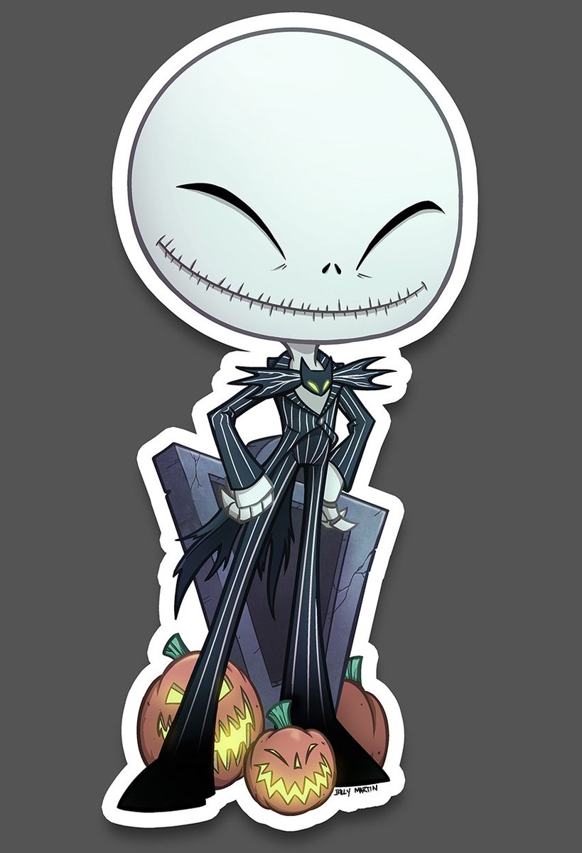 TheBillyMartin's tweet photo. Finished with colors... Jack Skellington! https://t.co/cn7lt2Kjno