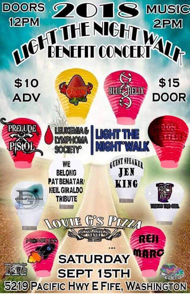 Join us on Sept 15th <a href="/louiegspizza/">Louie G's Pizza</a> and help raise money for <a href="/LLSusa/">伊藤佑愛</a>. All ages! Donate: pages.lightthenight.org/wa/SeattleL18/…