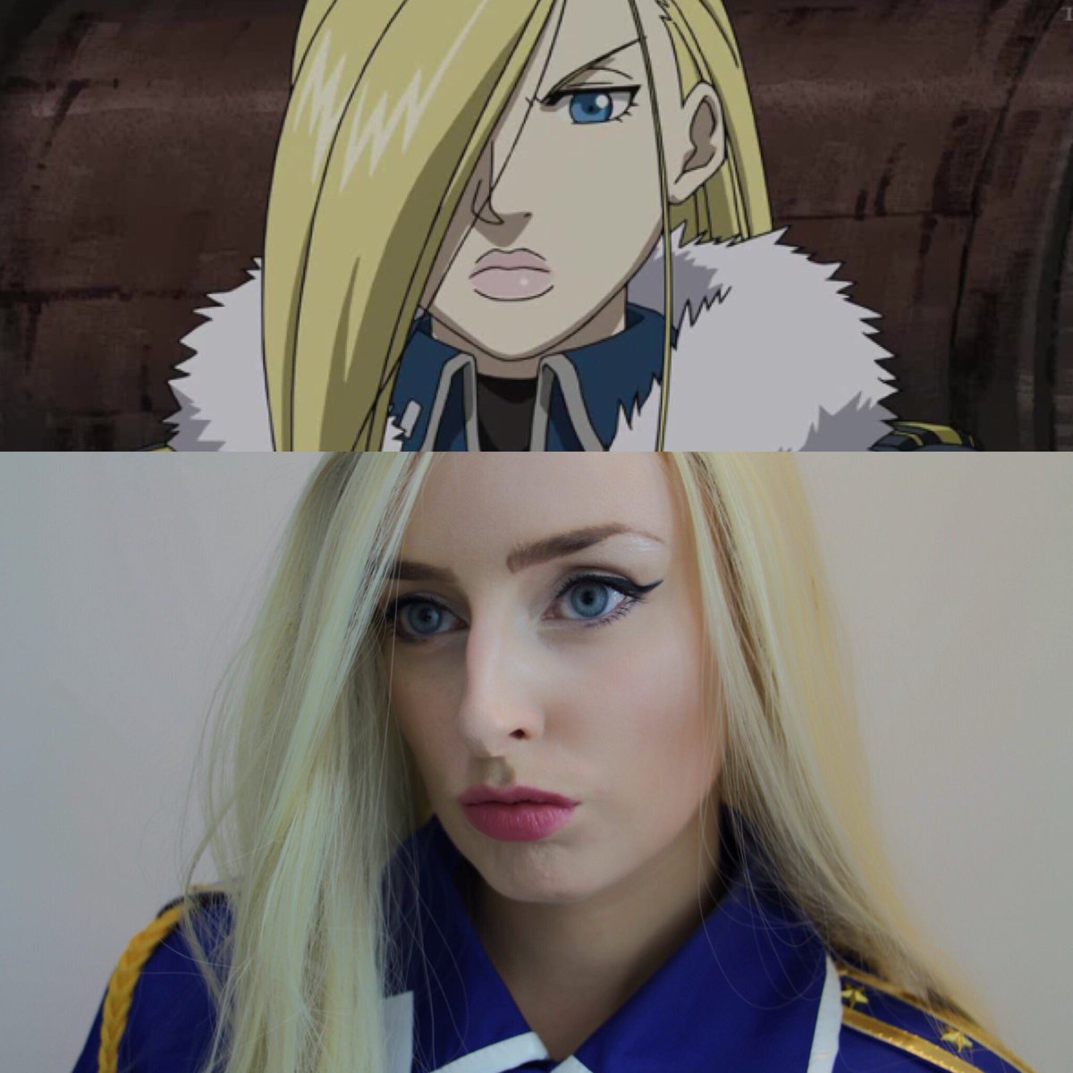 marthaaivy's tweet photo. Olivier is Queen 👑 
#olivierarmstrong #fullmetalalchemist #cosplay https://t.co/axwLTgzeni