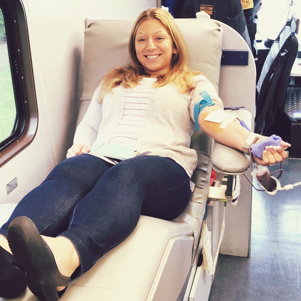 MauellUS's tweet photo. Mauell employees stepped up to the call for blood. The Central Pennsylvania Blood Bank parked their bus in our parking lot. Thanks to all that donated!!! It is such a big part of saving lives. The Bloodmobile will be back in the fall. https://t.co/wQNLSXTZMf