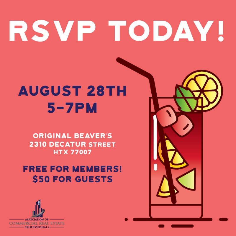 Reminder! August's Happy Hour is on the 28th from 5-7 at Original Beaver's! RSVP and tell your friends and colleagues! Click to RSVP:  ow.ly/ufxd30ljT2h