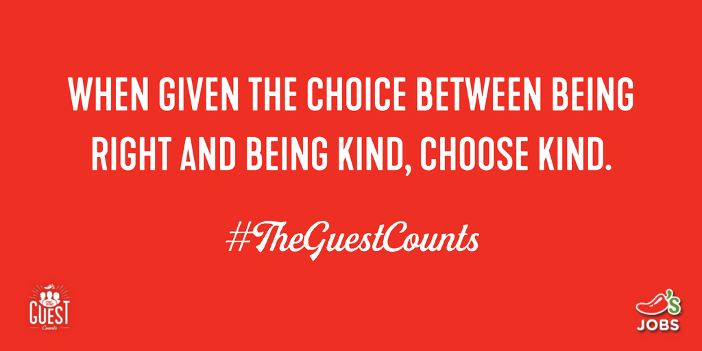 Let's show the world what #ChilisLove is all about. #TheGuestCounts
