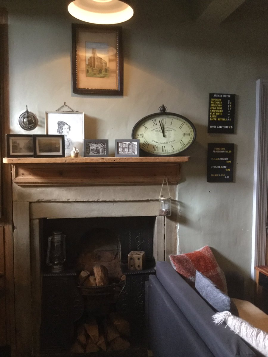 Loved visiting <a href="/Emilys_Bronte/">Emily's - The Brontë Birthplace</a> this morning, enjoying coffee in the room where Charlotte, Branwell, Emily &amp; Anne Bronte were born #BronteBirthplace #Thornton #Yorkshire